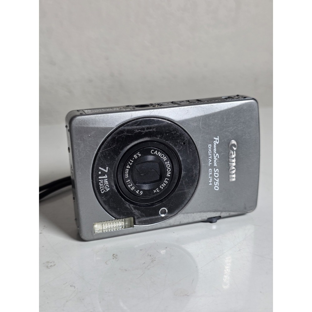Canon PowerShot Digital ELPH Silver SD750 Digital Camera Battery Charger SD - Picture 6 of 15